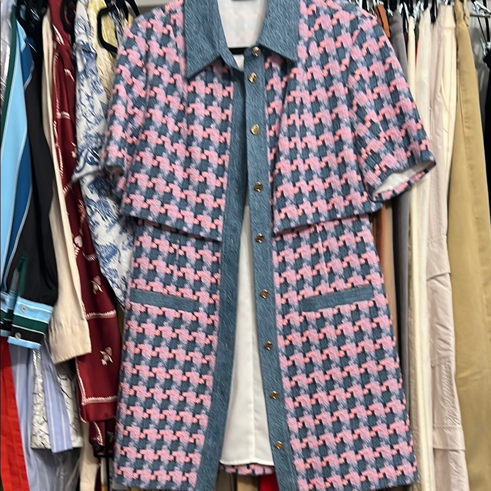 Sandro denim Pink and Blue Women's dress